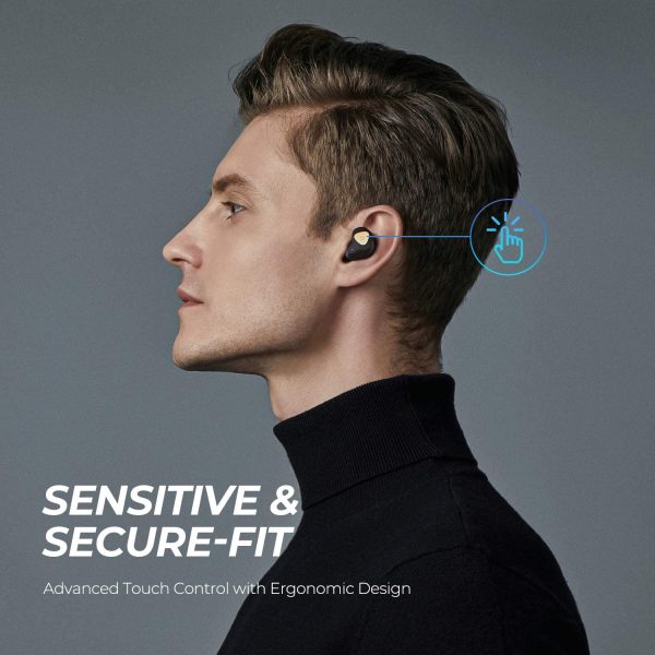 71xMRBLlCwL._AC_SL1500_ SoundPEATS Truengine 3 SE Wireless Earbuds with Dual Dynamic Drivers, 30 Hours Playtime, Touch Control, Bluetooth Headphones with Dual Mic, Stereo Sound in-Ear Earphones, Compact Charging Case - Black - Image 4