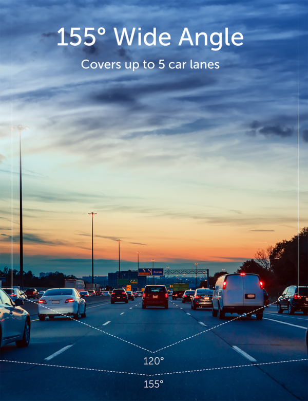 VAVA DASH Cam Dual 1920x1080P FHD Dash Cam, 2560x1440P Single Front, 30fps - 60fps Clear HD Videos, Night Vision, 24hr Parking Mode, Built-In WiFi, G-Sensor, Loop Recording, Supports 128GB Max - Black - VA-VD002 - Image 2