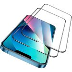 Apple iPhone 13 / iPhone 13 Pro Armorite Super Tough Glass Protector 2 PACK with Easy Installation Frame by ESR