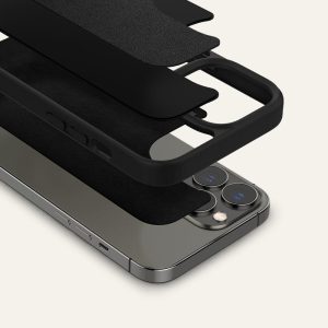 Apple iPhone 13 Pro Max Leather Brick by CYRILL Spigen - ACS03175 - Black - Image 3