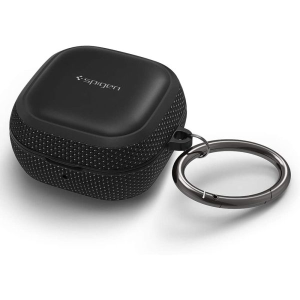 galaxy-buds-2-buds-live-buds-pro-classic-fit-spigen-black Galaxy Buds 2 Pro 2022 / Buds 2 / Buds Pro / Buds Live Case Spigen Classic Fit - Matte Black - ASD01444 - Image 1