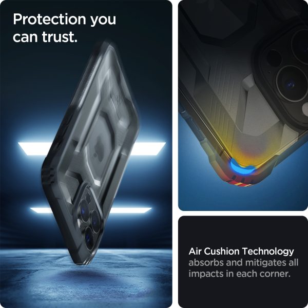 id_ip13pro_13promax_nf_02 Apple iPhone 13 Pro Max Nitro Force Rugged Case by Spigen - ACS03227 - Matte Black - Image 4