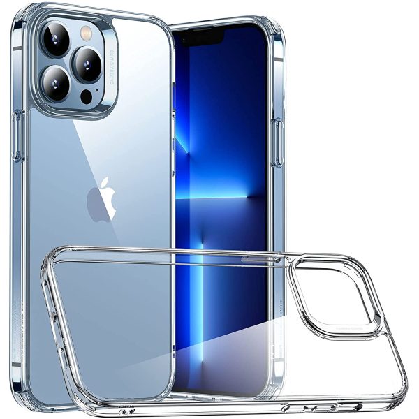 iphone-13-pro-max-ice-shield-glass-case-esr-clear Apple iPhone 13 Pro Max Ice Shield Echo Tempered Glass Case by ESR - Clear - Image 1