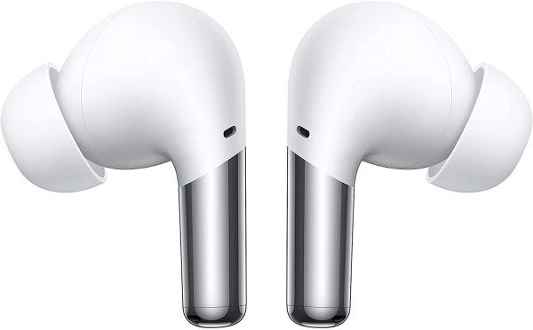 OnePlus Buds Pro Wireless Earbuds with Charging Case, IP55, Smart Adaptive Noise Cancellation Sound - Glossy White - Image 4