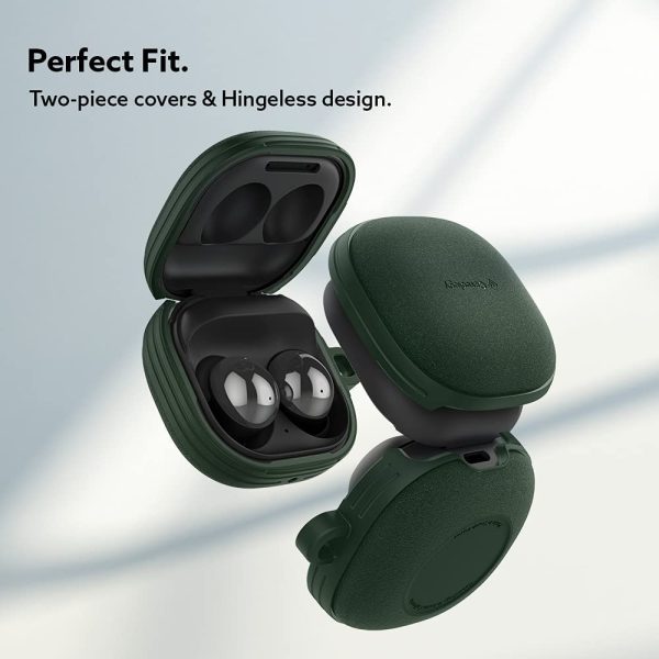 Galaxy Buds 2 Pro 2022 / Buds 2 / Buds Pro / Buds Live Case Caseology Vault - Military Green - ACS03370 - Image 2