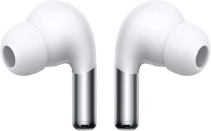 OnePlus Buds Pro Wireless Earbuds with Charging Case, IP55, Smart Adaptive Noise Cancellation Sound - Glossy White - Image 3