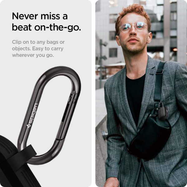 Apple Airpods 3 Case Spigen Rugged Armor - Matte Black - ASD01978 - Image 2