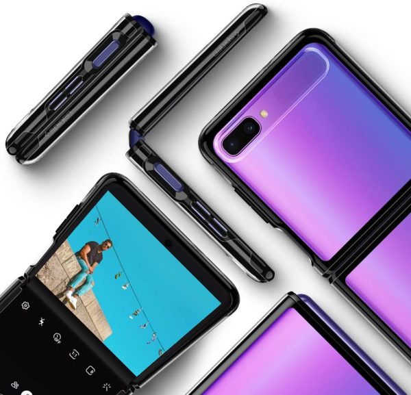Galaxy Z Flip / Z Flip 5G Ultra Hybrid Case by Spigen - Black - ACS01034 - Image 7