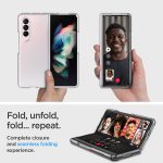 Galaxy Z Fold 3 Ultra Hybrid TPU + PC Case by Spigen ACS02959 - Crystal Clear - Image 7