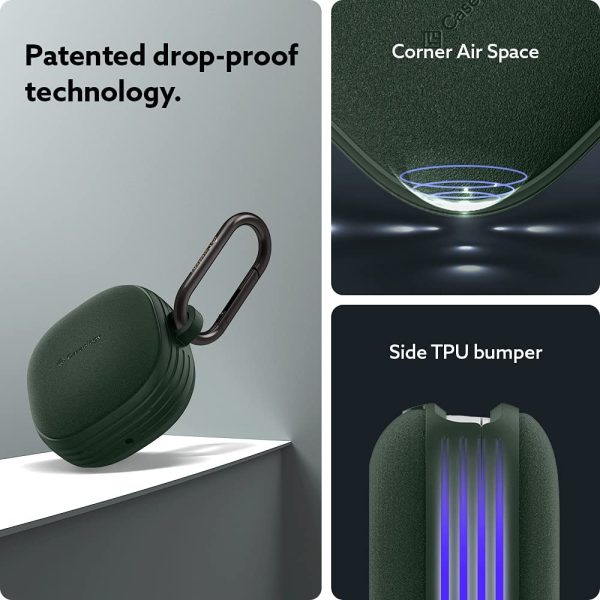 Galaxy Buds 2 Pro 2022 / Buds 2 / Buds Pro / Buds Live Case Caseology Vault - Military Green - ACS03370 - Image 4