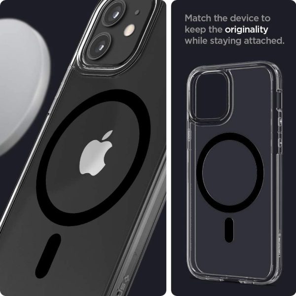 Apple iPhone 12 / iPhone 12 Pro Ultra Hybrid Mag Case by Spigen - ACS02626 - Black - Image 4