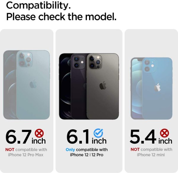 Apple iPhone 12 / iPhone 12 Pro Ultra Hybrid Mag Case by Spigen - ACS02626 - Black - Image 5