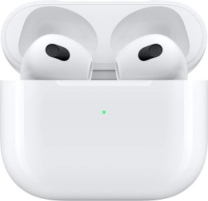 Apple Airpods 3 with Spatial Audio, Adaptive EQ, All-new contoured design, Force Sensor, upto 6 hours single charge, MagSafe Charging - White - MPNY3AMA - Image 2