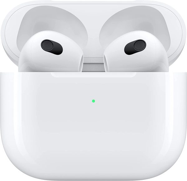 Apple Airpods 3 with Spatial Audio, Adaptive EQ, All-new contoured design, Force Sensor, upto 6 hours single charge, MagSafe Charging - White - MPNY3AMA - Image 2