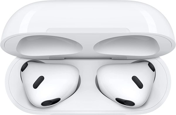 Apple Airpods 3 with Spatial Audio, Adaptive EQ, All-new contoured design, Force Sensor, upto 6 hours single charge, MagSafe Charging - White - MPNY3AMA - Image 3