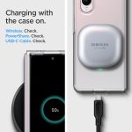 Galaxy Z Fold 3 Ultra Hybrid TPU + PC Case by Spigen ACS02959 - Crystal Clear - Image 3