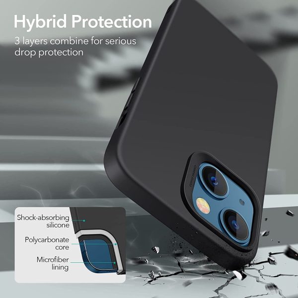 Apple iPhone 13 Cloud Super Soft Case by ESR - Black - Image 5