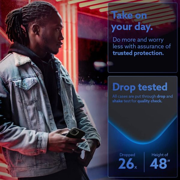 iPhone 13 Pro Max NanoPop Dual tone Liquid Silicone Case by Caseology - Black Sesame - ACS03489 - Image 6