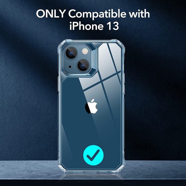 Apple iPhone 13 Air Armor Rugged TPU Case - Clear - Image 7