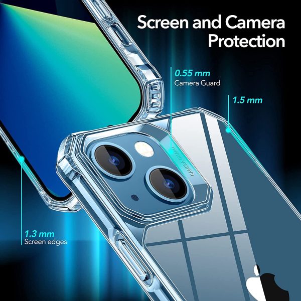 Apple iPhone 13 Air Armor Rugged TPU Case - Clear - Image 5