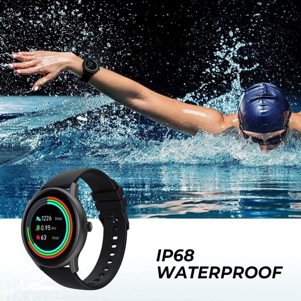 SoundPEATS Watch Pro 1 Fitness Tracker IP68 Waterproof, Full Touch Screen - Black - Image 7