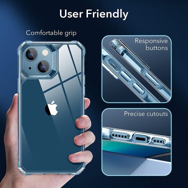 Apple iPhone 13 Air Armor Rugged TPU Case - Clear - Image 6