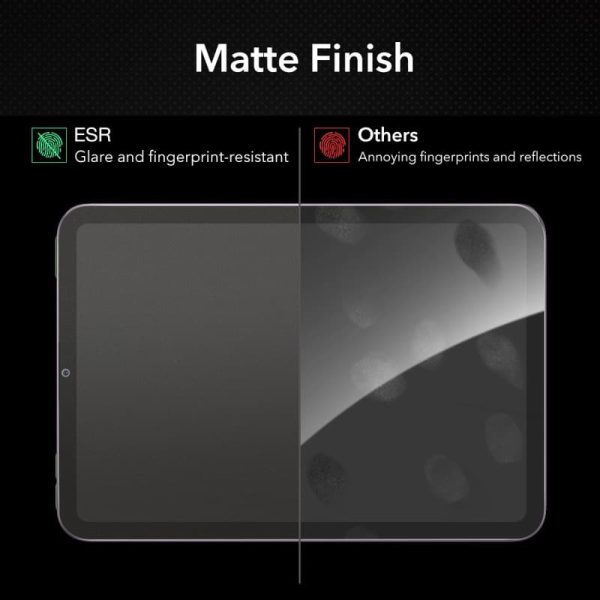iPad mini 6 Paper Feel Clear Matte Film with Support for Apple Pencil, Write & Draw Like on Paper by ESR - 1 PACK - Image 5