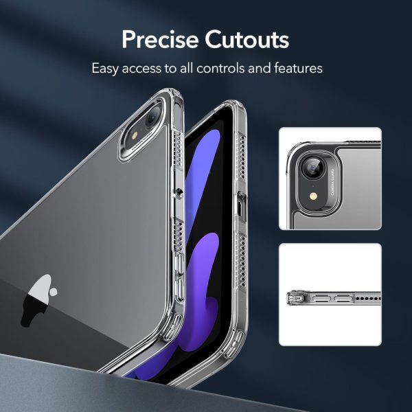 iPad mini 6 2021 Hybrid Back Case Tough Clear Back Sheet - Clear - Image 6