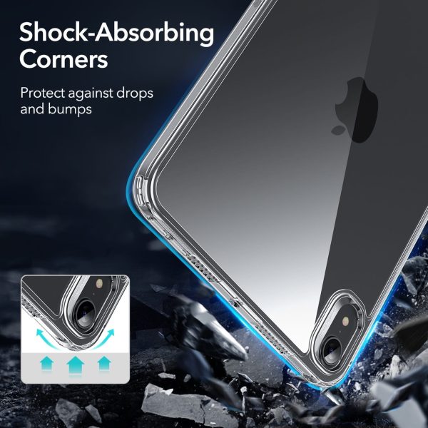 iPad mini 6 2021 Hybrid Back Case Tough Clear Back Sheet - Clear - Image 5