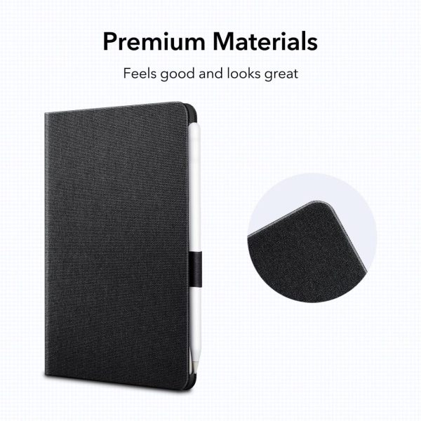 iPad mini 6 2021 Urban Premium Folio Case with Pencil Holder - Black Charcoal - Image 10