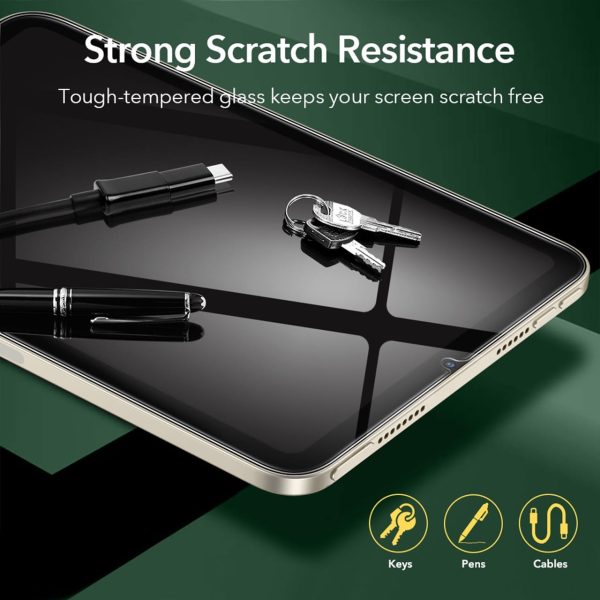 iPad mini 6 Super Tough Super Clear Tempered Glass by ESR - 1 PACK - Image 4