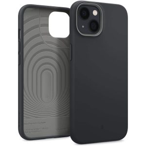 iPhone 13 NanoPop Dual tone Liquid Silicone Case by Caseology - Black Sesame - ACS03573