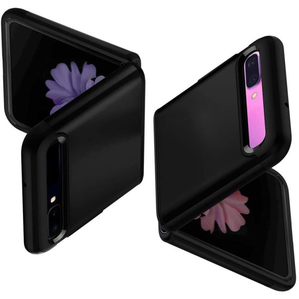 Galaxy Z Flip / Z Flip 5G Tough Armor Case Black Spigen