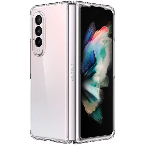 galaxy-z-fold-3-ultra-hybrid-case-crystal-clear Galaxy Z Fold 3 Ultra Hybrid TPU + PC Case by Spigen ACS02959 - Crystal Clear - Image 1