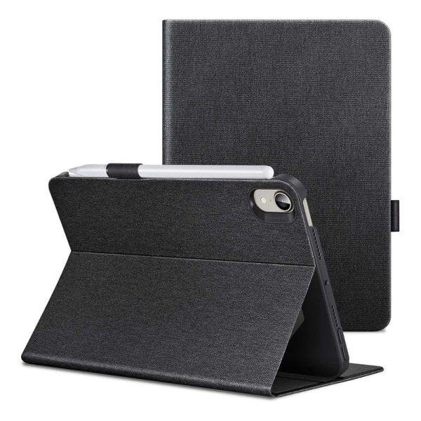 iPad mini 6 2021 Urban Premium Folio Case with Pencil Holder - Black Charcoal - Image 2