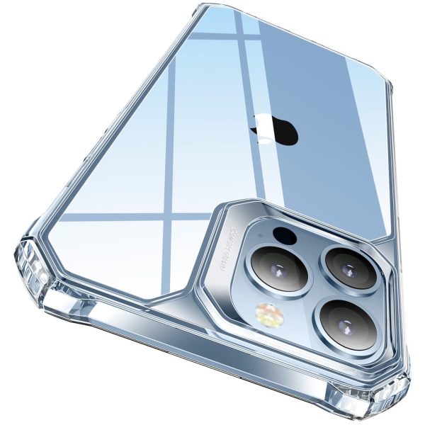 Apple iPhone 13 Pro Max Air Armor Rugged TPU Case - Clear - Image 11
