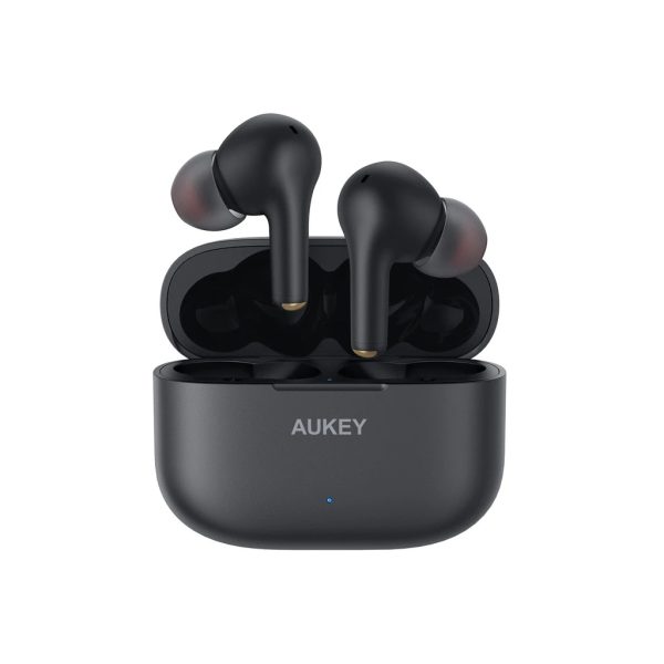AUKEY Soundstream Wireless Earbuds Noise Cancelling IPX7 Waterproof - EP-T27 - Black - Image 1