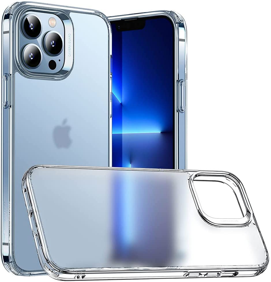 61ejhZQu9nL._AC_SL1000_ Apple iPhone 13 Pro Max Ice Shield Echo Tempered Glass Case by ESR - Matte Clear - Image 1
