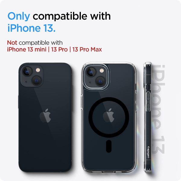 Apple iPhone 13 Ultra Hybrid Mag Case by Spigen - ACS03529 - Black - Image 2