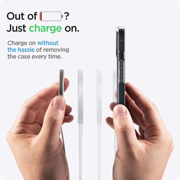 Apple iPhone 13 Ultra Hybrid Mag Case by Spigen - ACS03529 - Black - Image 5