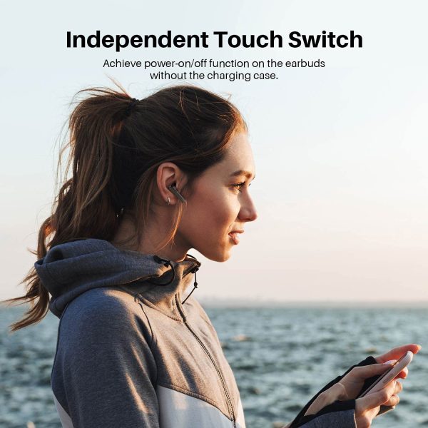 Tribit Flybuds C2 Qualcomm QCC3040 Bluetooth 5.2, 4 Mics CVC 8.0 Call Noise Reduction 32H Playtime Clear Calls Volume Control True Wireless Bluetooth Earbuds Earphones - Image 5