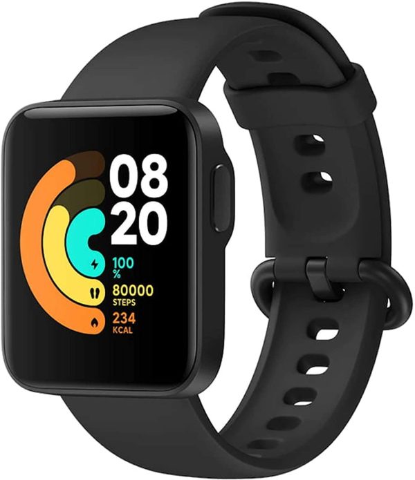 Xiaomi Mi Watch Lite Global Version GPS Fitness Tracker 24H Heart Rate Monitor Sport Bracelet 1.4 Inch Bluetooth 5.0 Smartwatch - Black - Image 1