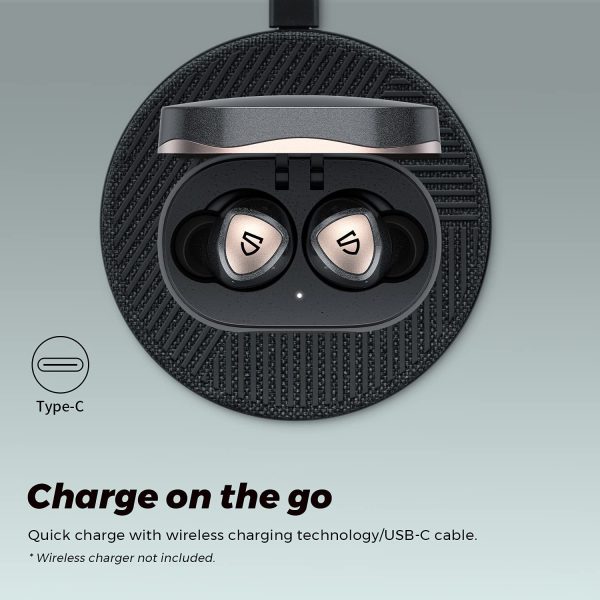 SoundPEATS Sonic Pro Wireless Earbuds, Bluetooth 5.2 Earbuds APTX-Adaptive Wireless Earphones, TrueWireless Mirroring 35 Hrs Game Mode - Image 6