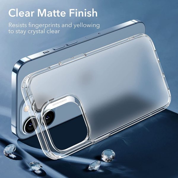 Apple iPhone 13 Pro Max Ice Shield Echo Tempered Glass Case by ESR - Matte Clear - Image 2