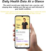 Xiaomi Mi Watch Lite Global Version GPS Fitness Tracker 24H Heart Rate Monitor Sport Bracelet 1.4 Inch Bluetooth 5.0 Smartwatch - Black - Image 9