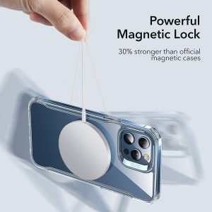 ESR Universal MagSafe Ring Halolock, Magnetic Wireless Charging Conversion Kit, MagSafe-Compatible Metal Ring, Compatible with iPhone 13/13 Pro/13 mini/13 Pro Max/12, Galaxy S21 - 2 Pack - Black and Silver - Image 4