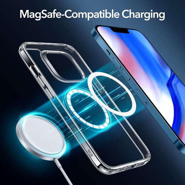 Apple iPhone 13 Classic Hybrid Case with Halolock Magsafe Compatible by ESR - Clear - Image 7