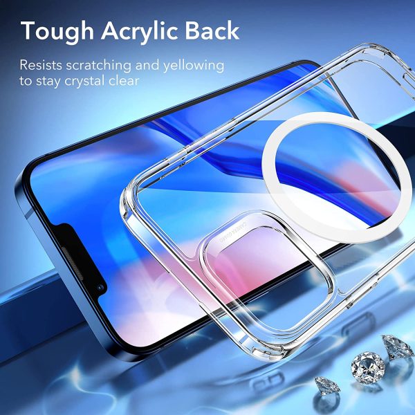 Apple iPhone 13 Classic Hybrid Case with Halolock Magsafe Compatible by ESR - Clear - Image 8
