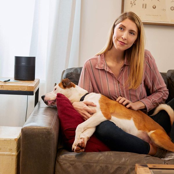 71jXKqq5DvL._AC_SL1500_ Bose Home Speaker 300 Bluetooth Smart Speaker with Amazon Alexa & Google Assistant Built-in -  Black - Image 4