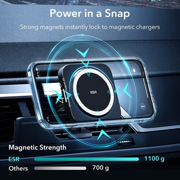 Apple iPhone 13 Classic Hybrid Case with Halolock Magsafe Compatible by ESR - Clear - Image 6